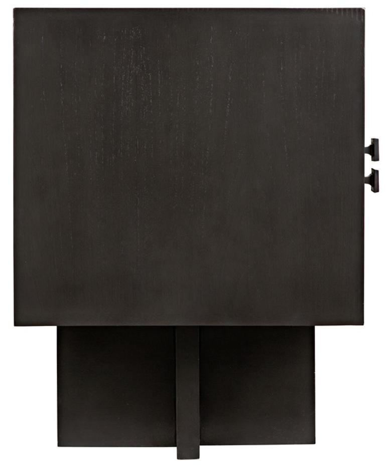 Amidala Mahogany and Veneer Sideboard with Brass Pulls in Two-Tone Pale by Noir Furniture