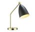 Myhre Mid-Century Table Lamp - Black/ Brass by GALLA HOME