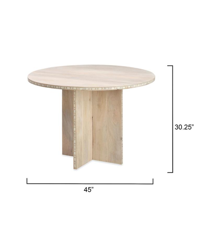 Sama Round Bistro Dining Table  by Jamie Young