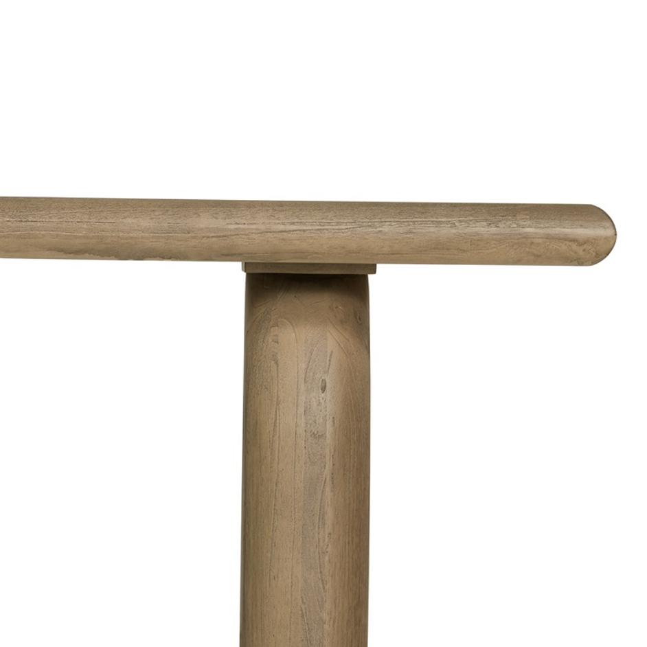 Sorrento 81" Dining Bench In Aged Drift by FOUR HANDS