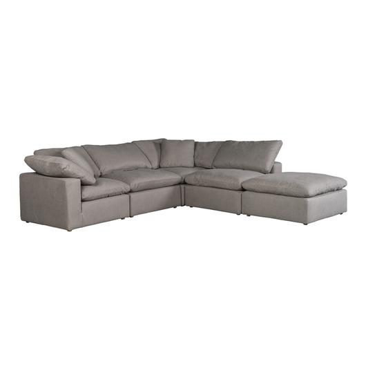 TERRA CONDO DREAM MODULAR SECTIONAL LIVESMART FABRIC LIGHT GREY by Moes Home