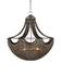 Eduardo Chandelier In Natural Iron & Brass by Currey & Company