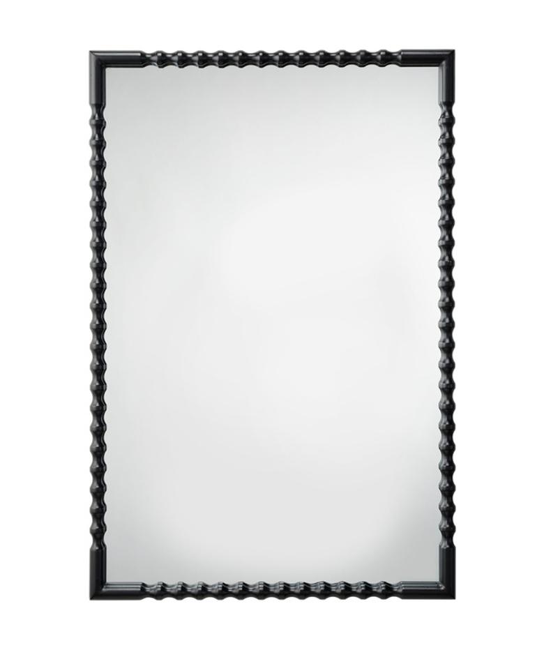 Particle Iron Rectangle Wall Mirror by Jamie Young