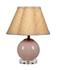 Dottie Blown Glass Table Lamp with Raffia Shade, Pink by Jamie Young