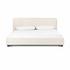 Aidan Bed In Plushtone Linen In Queen by FOUR HANDS