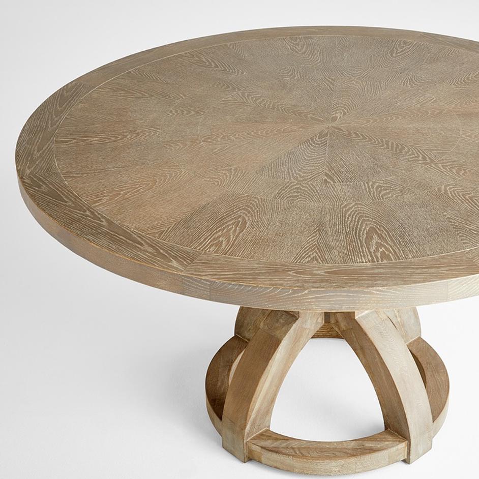 Zeno Dining Tb|Washed Oak by Cyan Design