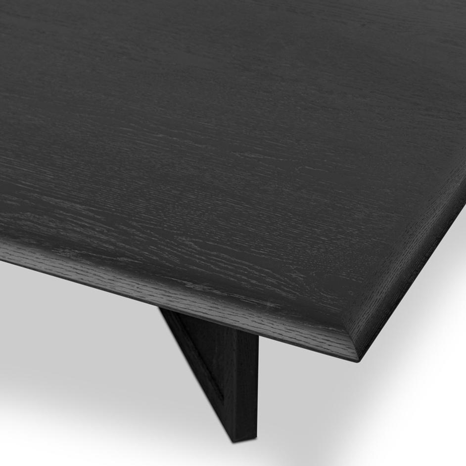 Rosenell Square Coffee Table - Black Oak Veneer by Four Hands
