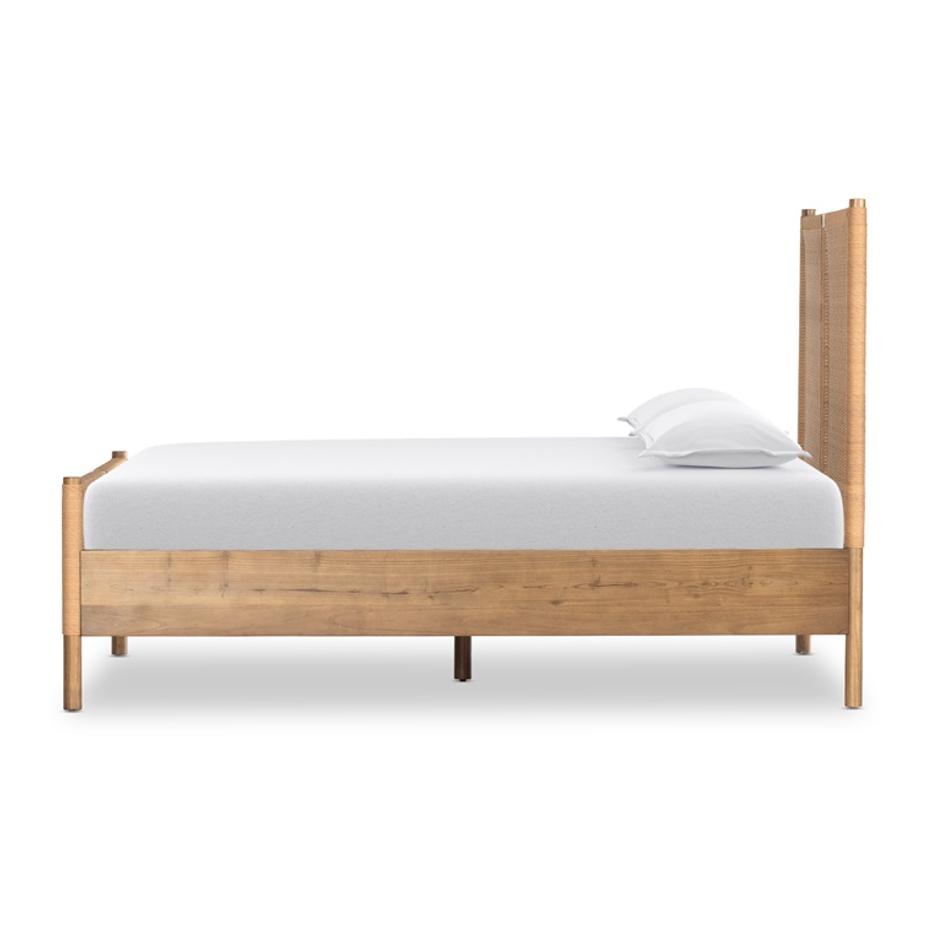 Liza Bed In Toasted Sungkai - King by FOUR HANDS