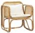 TARA OCCASIONAL CHAIR W/ CUSHION in NATURAL by Dovetail
