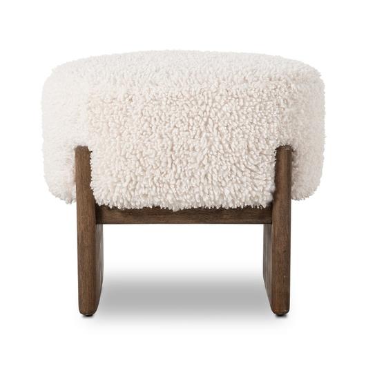 Kirby Accent Stool - Andes Natural by Four Hands