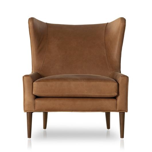 Marlow Wing Chair - Palermo Cognac by Four Hands
