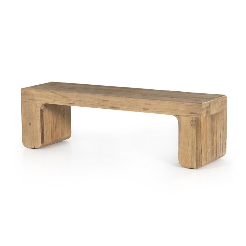 Merrick Accent Bench - Natural Elm by Four Hands