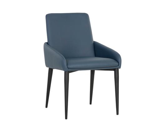 CARLO DINING ARMCHAIR - BLACK - DILLON THUNDER by Sunpan