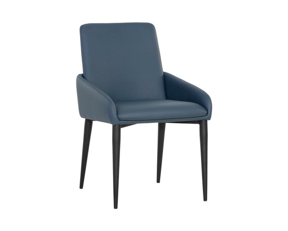 CARLO DINING ARMCHAIR - BLACK - DILLON THUNDER by Sunpan