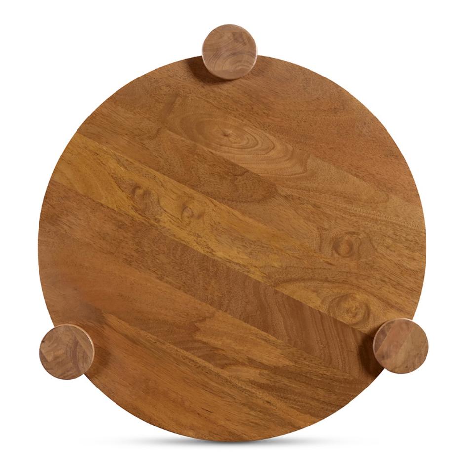 Olsen Accent Table Vintage Brown by Moes Home