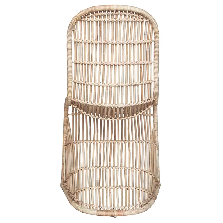 Groovy Rattan Chair In Natural by New Pacific Direct