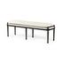 Lucille Dining Bench In 67" In Alcala Cream by FOUR HANDS
