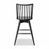 Lewis Swivel Bar Stool in Black Oak by FOUR HANDS