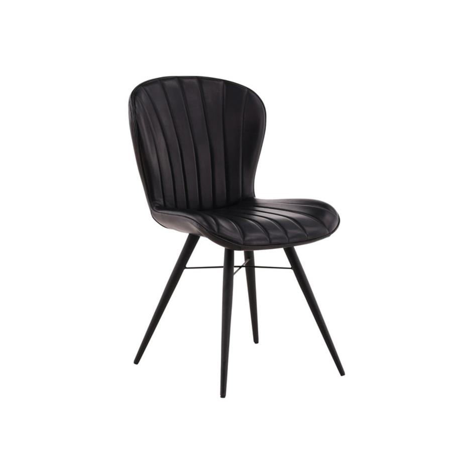 Black Peloso Side Chair by Furniture Classics