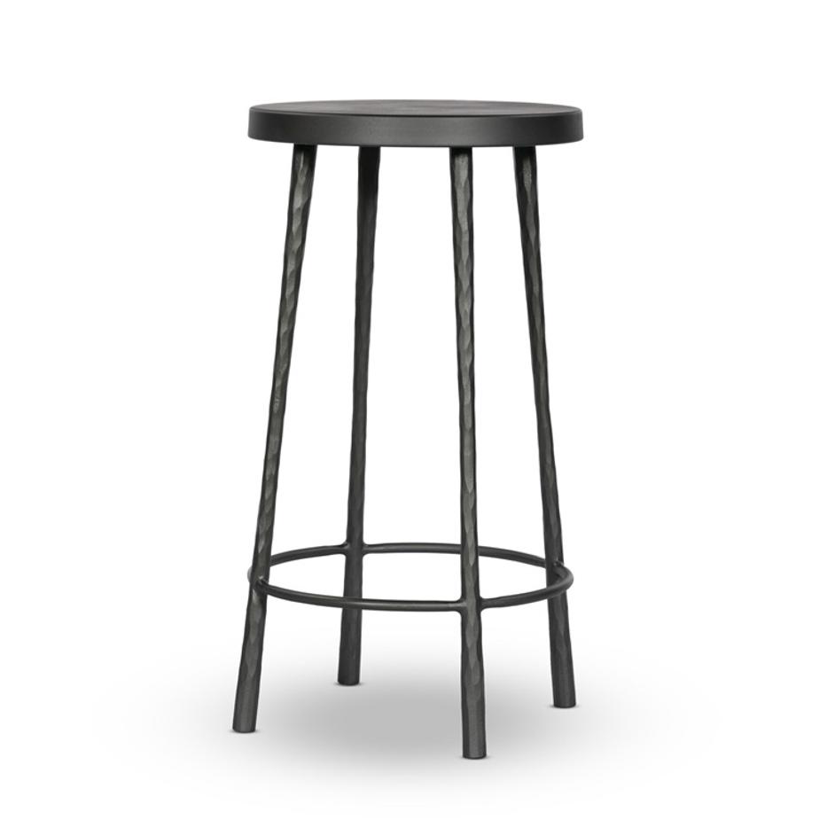 Westwood Bar + Counter Stool - Hammered Gunmetal by Four Hands