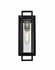 Titania 1 Light Wall Sconce in Black + Chrome Finish by Z-Lite