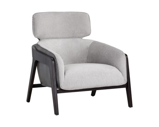 Maximus Armchair - Polo Club Stone / Overcast Grey by Sunpan