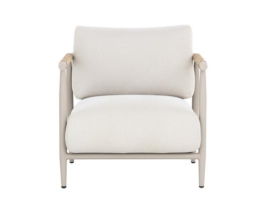 MUROS LOUNGE CHAIR - GREIGE - PALAZZO CREAM by Sunpan
