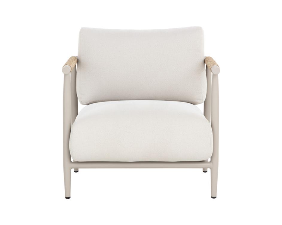 MUROS LOUNGE CHAIR - GREIGE - PALAZZO CREAM by Sunpan