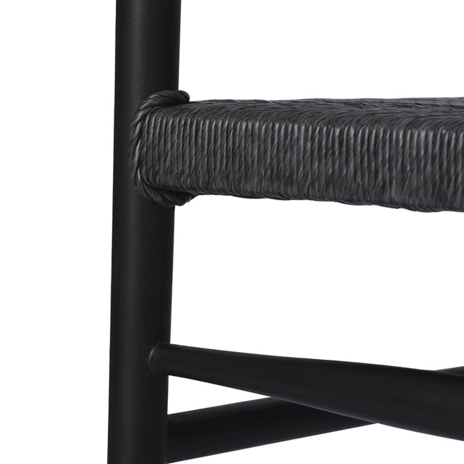 Lomas Outdoor Dining Armchair - Vintage Coal by Four Hands