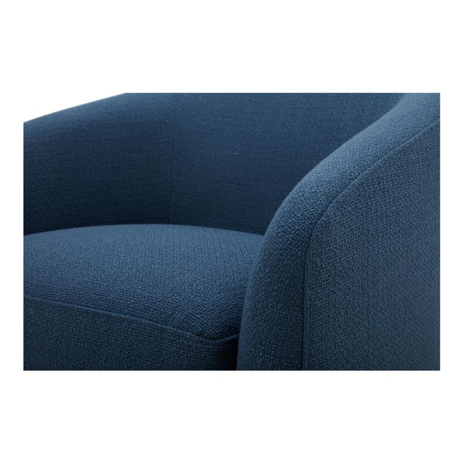 Oscy Swivel Chair Dark Atlantic by Moes Home