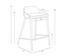 ASTRA COUNTER STOOL - BLACK - NIGHTFALL BLACK by Sunpan