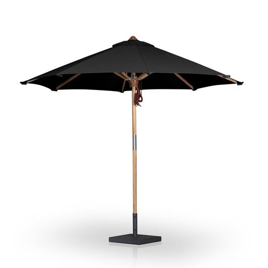 Baska Outdoor Round Umbrella - Arashi Black by Four Hands