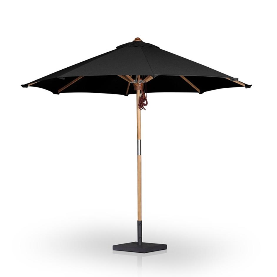 Baska Outdoor Round Umbrella - Arashi Black by Four Hands