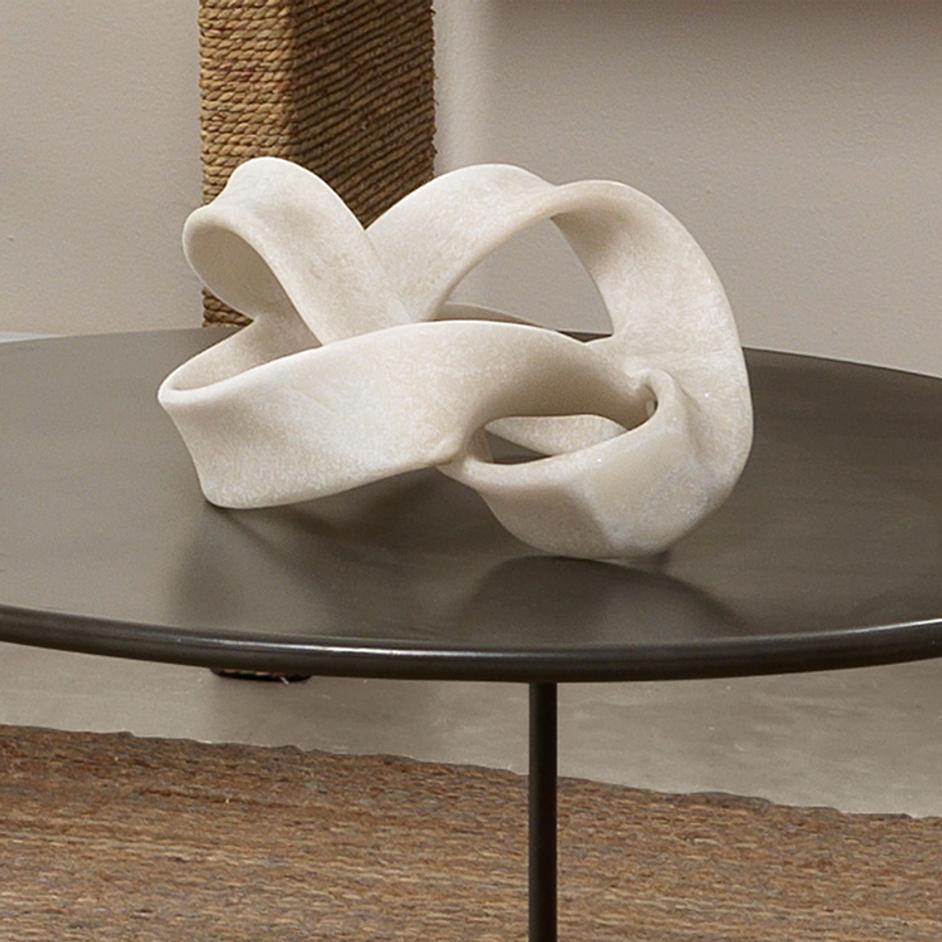 Tangled Resin Decorative Table Object, Off-White by Jamie Young