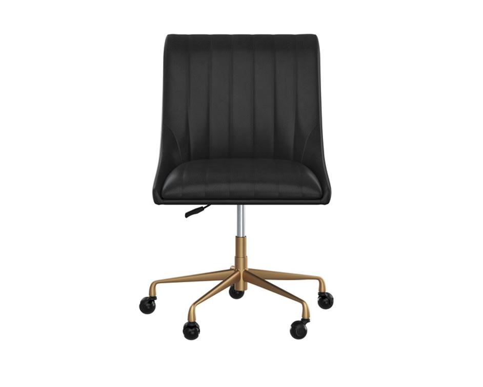 HALDEN OFFICE CHAIR - VINTAGE BLACK by Sunpan