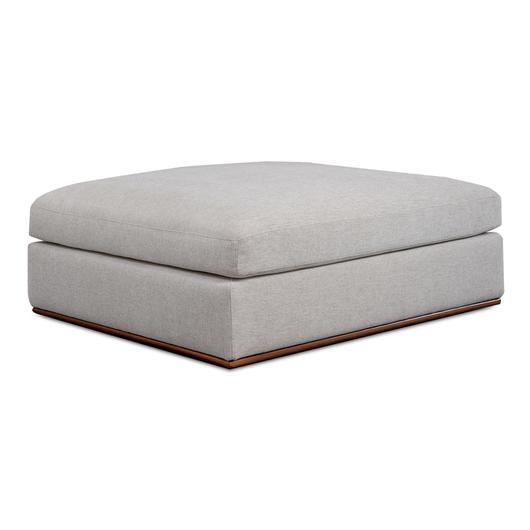 Rue Ottoman Flecked Grey by Moes Home