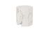 Slice Stool, Round, White Stone by PHILLIPS COLLECTION