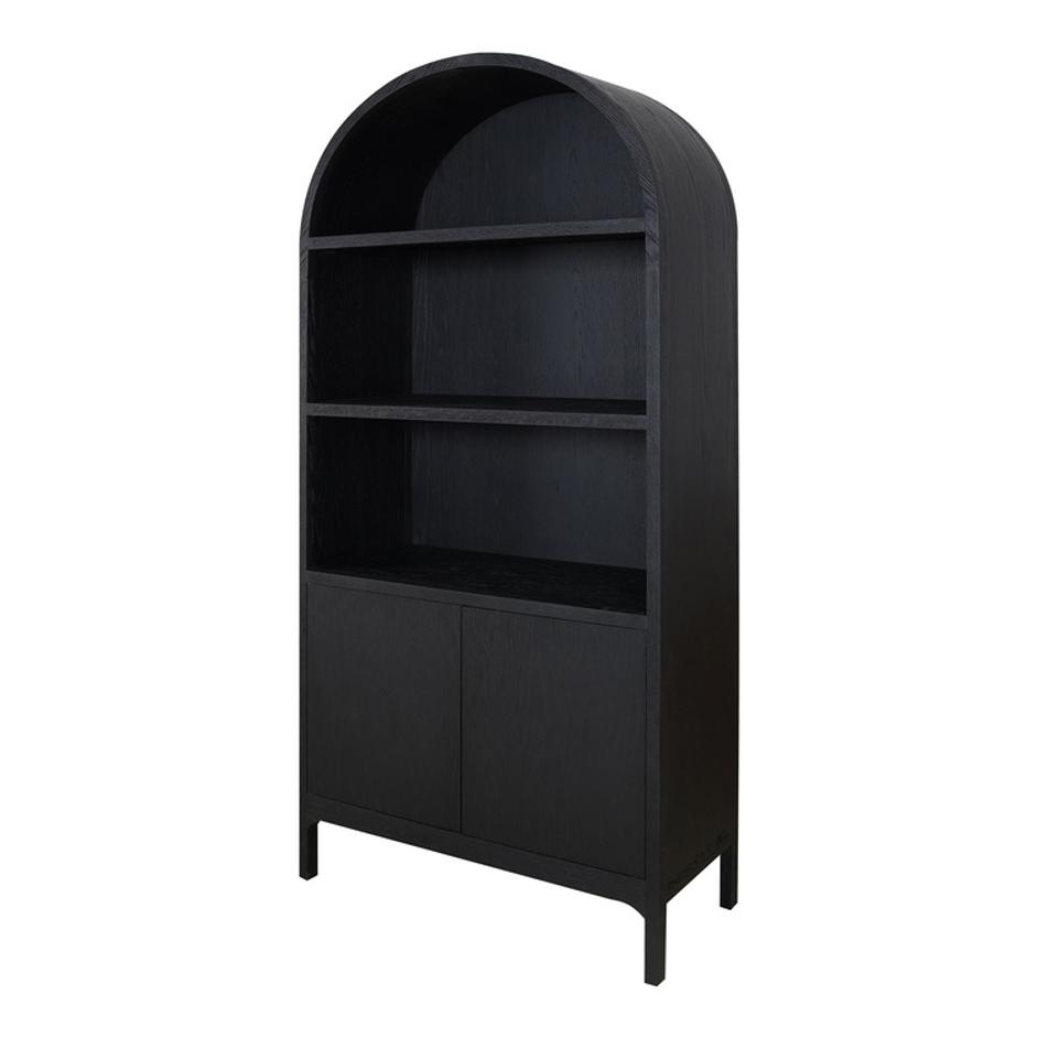 Wilde Display Cabinet Black Oak by Moes Home