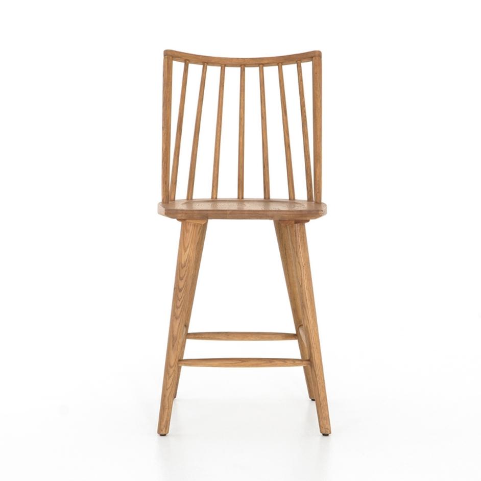 Lewis Windsor Counter Stool-Sandy Oak by FOUR HANDS