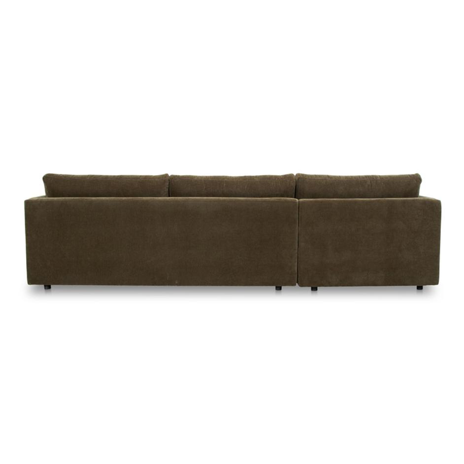Bryn Sectional Left Heritage Cedar Green by Moes Home