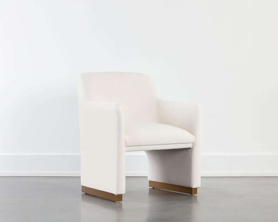 JAIME DINING ARMCHAIR - FIOR VANILLA by Sunpan