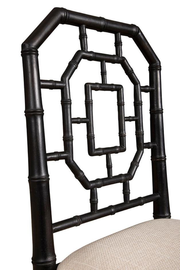 Black Lahara Side Chair by Furniture Classics