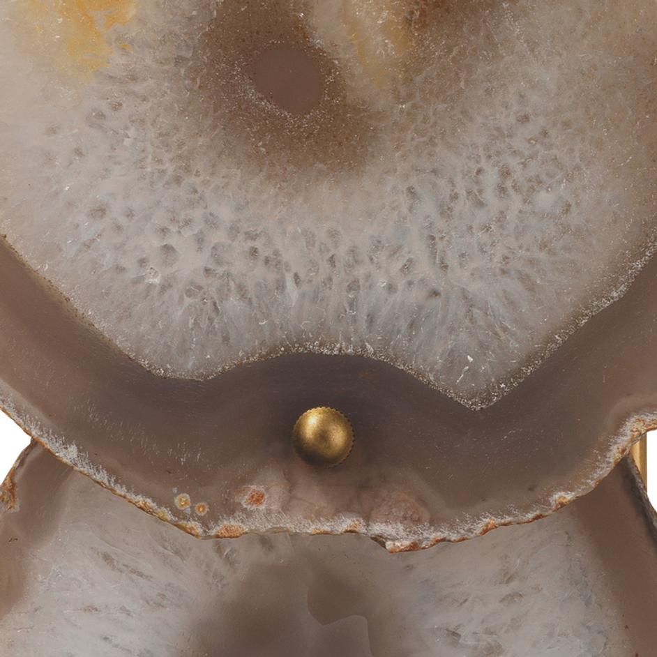 Trinity 1-Light Agate Wall Sconce by Jamie Young