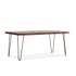 Vail 68-Inch Acacia Wood Live Edge Dining Table in Walnut Finish by Home Trends & Design
