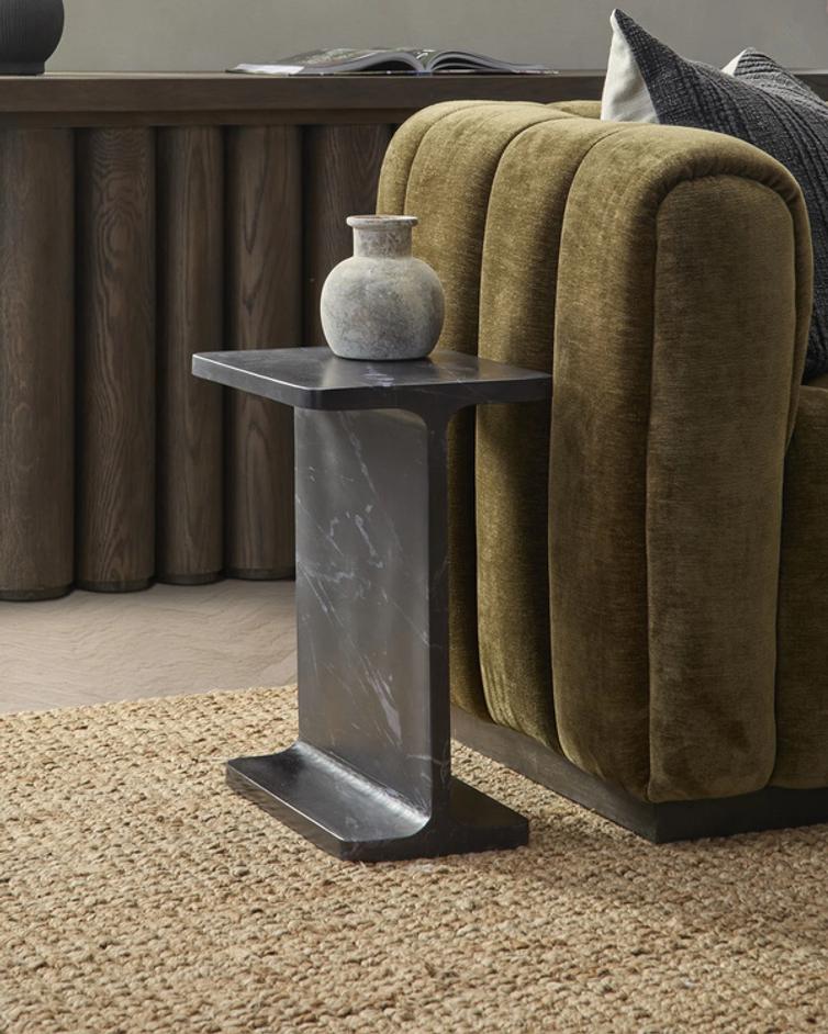 Delaney Marble Rectangle Accent Table by Classic Home