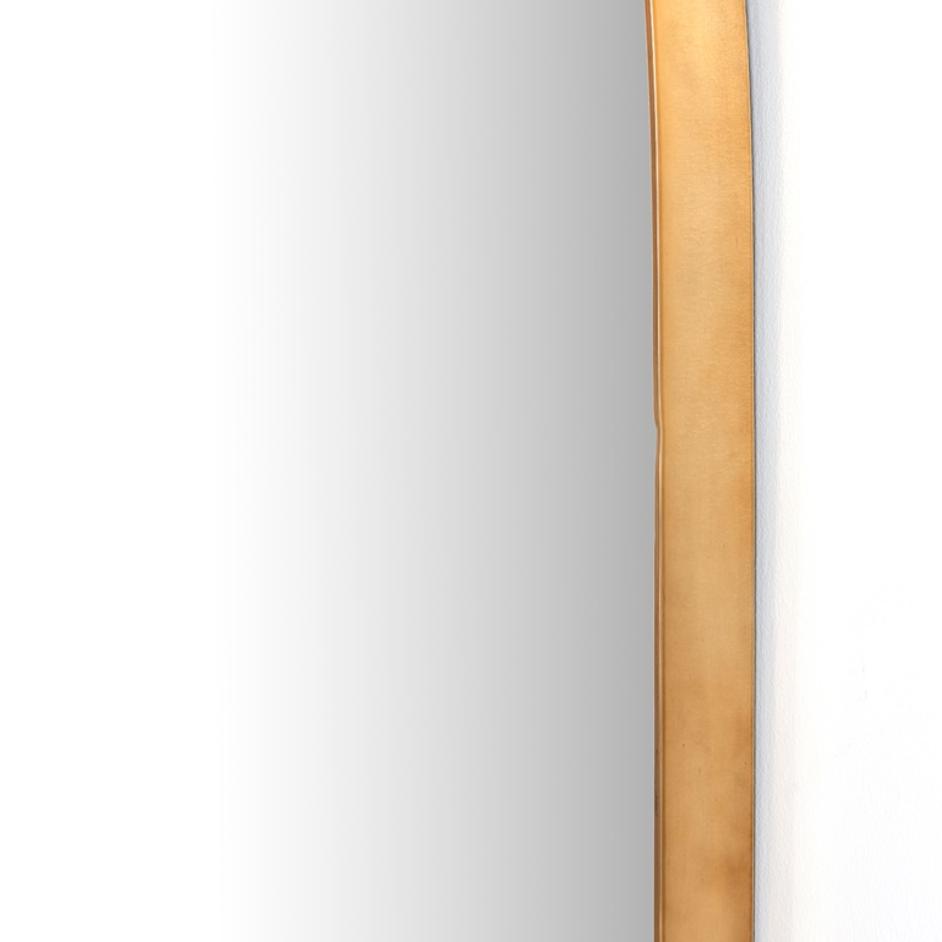 Georgina Wide Mirror In Polished Brass by FOUR HANDS