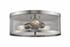 Meshsmith 3 Light Flush Mount in Brushed Nickel Finish by Z-Lite