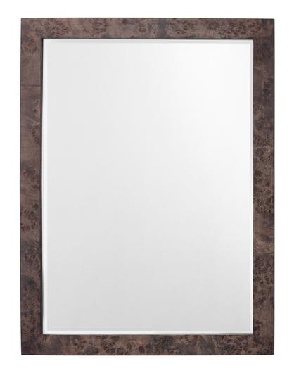 Chandler Rectangle Wood Wall Mirror, Charcoal by Jamie Young
