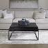 Telone Modern Black Coffee Table by Uttermost