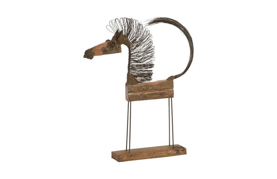 Wire Horse Sculpture, Small Body by PHILLIPS COLLECTION